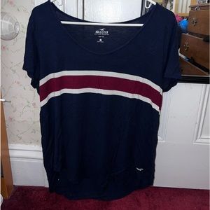 Hollister Easy Logo Icon V-Neck T-Shirt